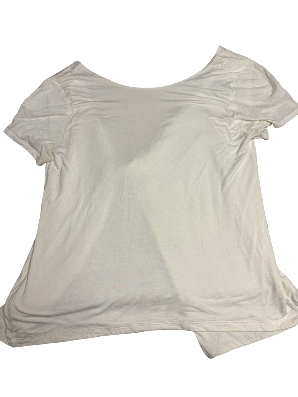 Women's Cream Open Back Shirt